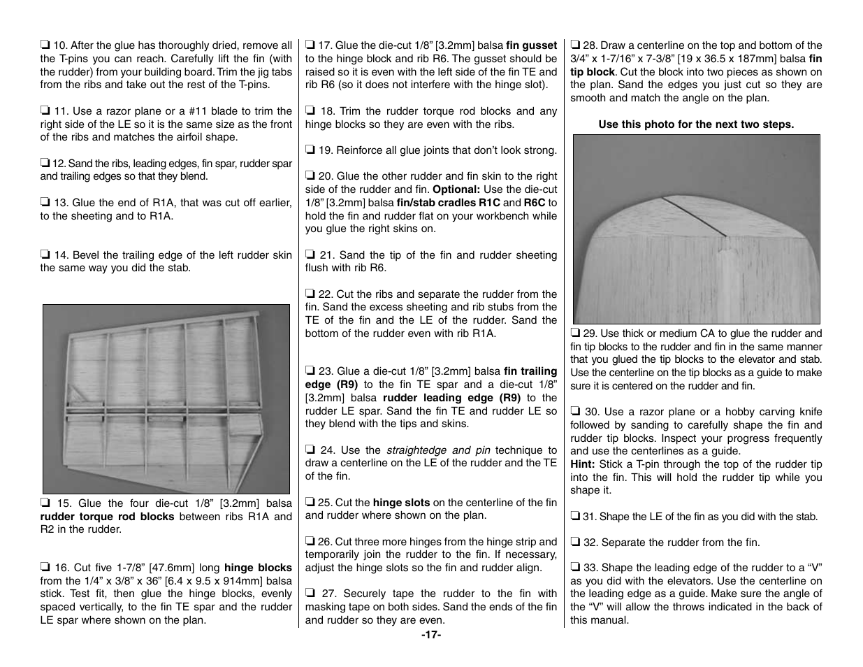 Top Flite TOPA0160 User Manual | Page 17 / 66