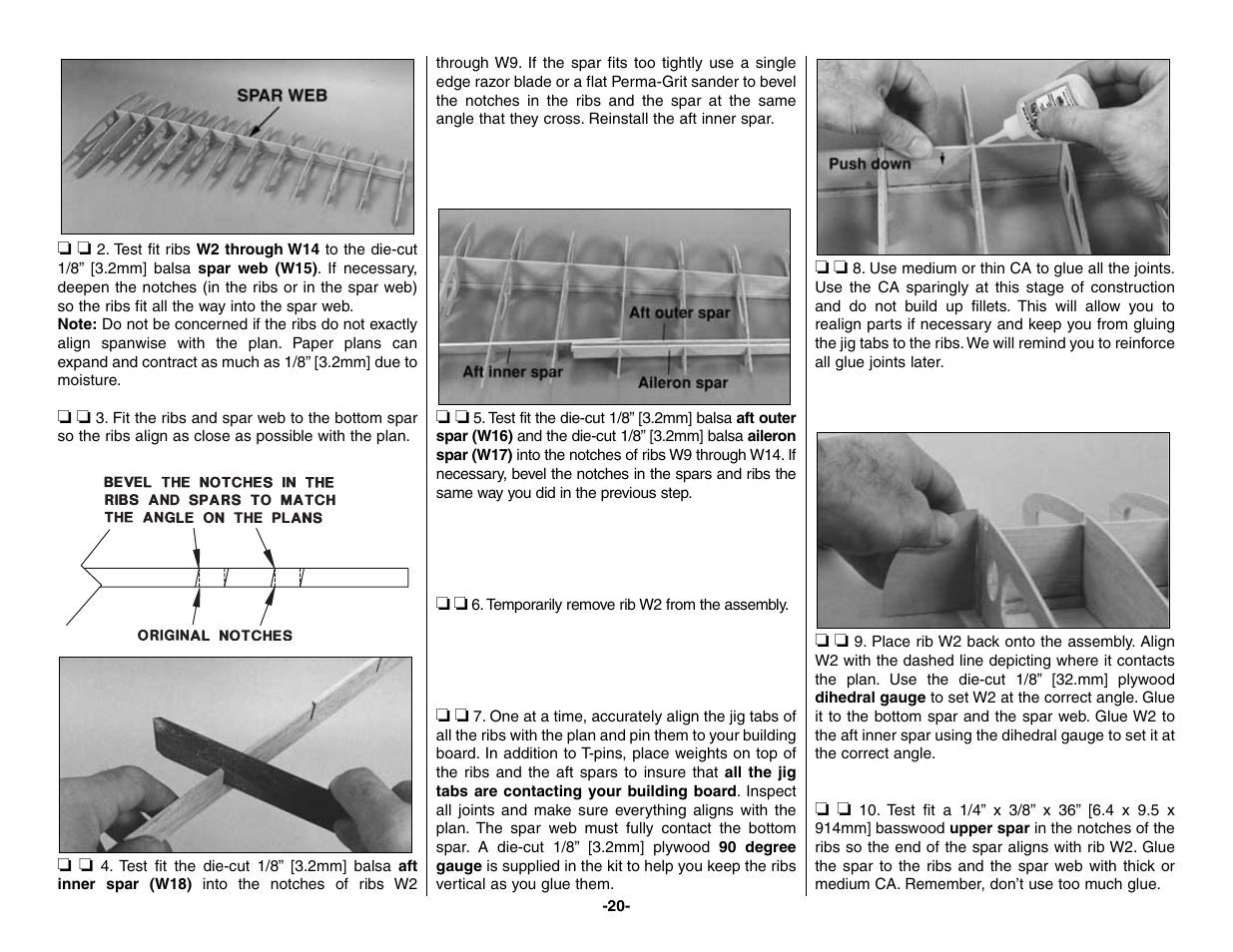 Top Flite TOPA0160 User Manual | Page 20 / 66