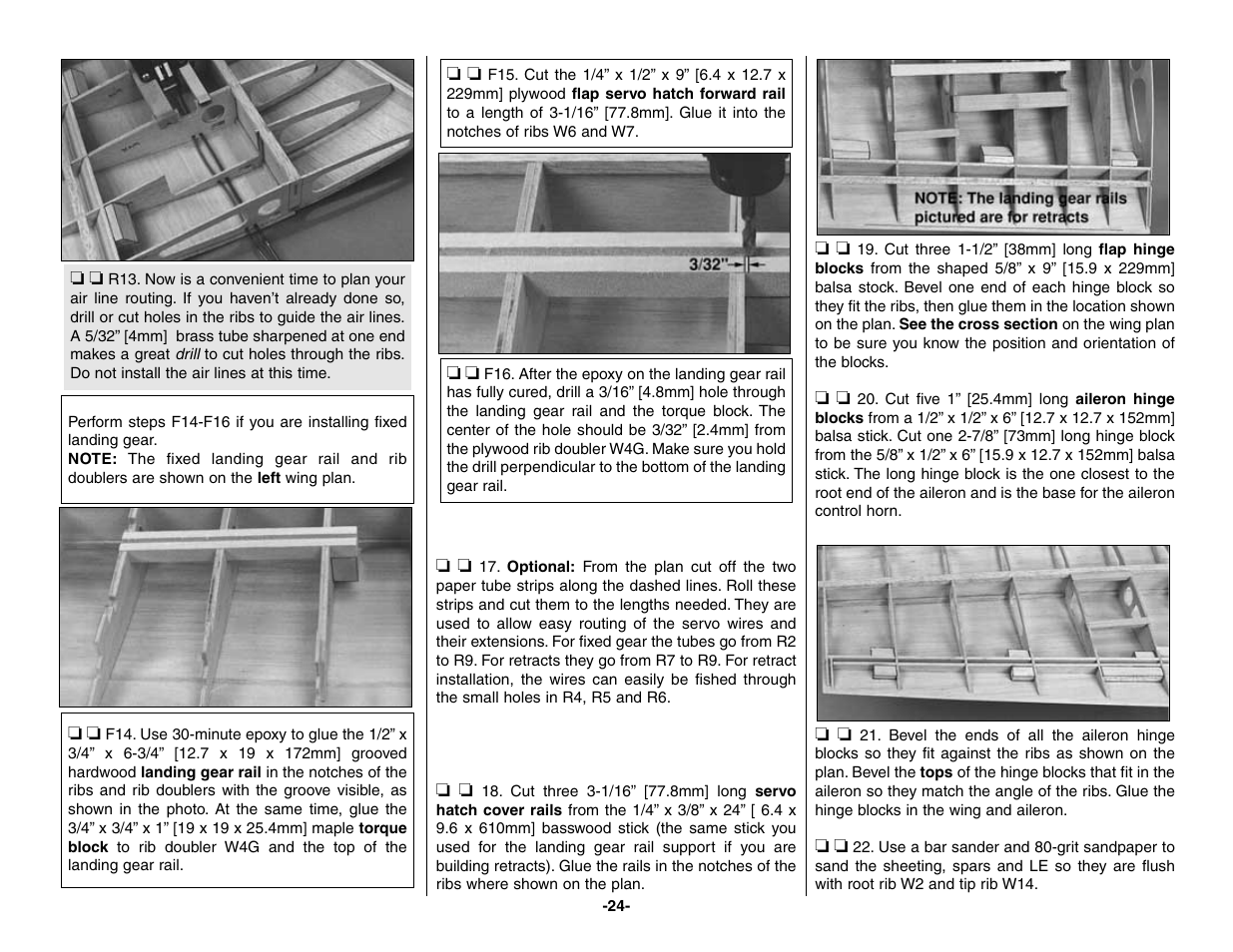 Top Flite TOPA0160 User Manual | Page 24 / 66