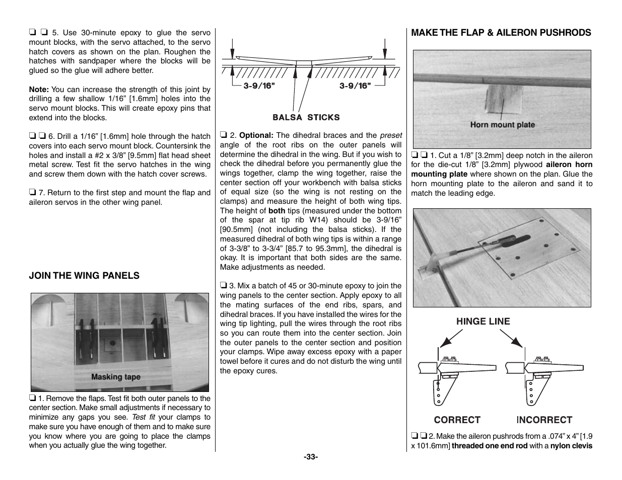 Top Flite TOPA0160 User Manual | Page 33 / 66