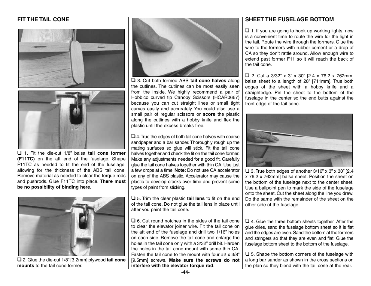 Top Flite TOPA0160 User Manual | Page 44 / 66