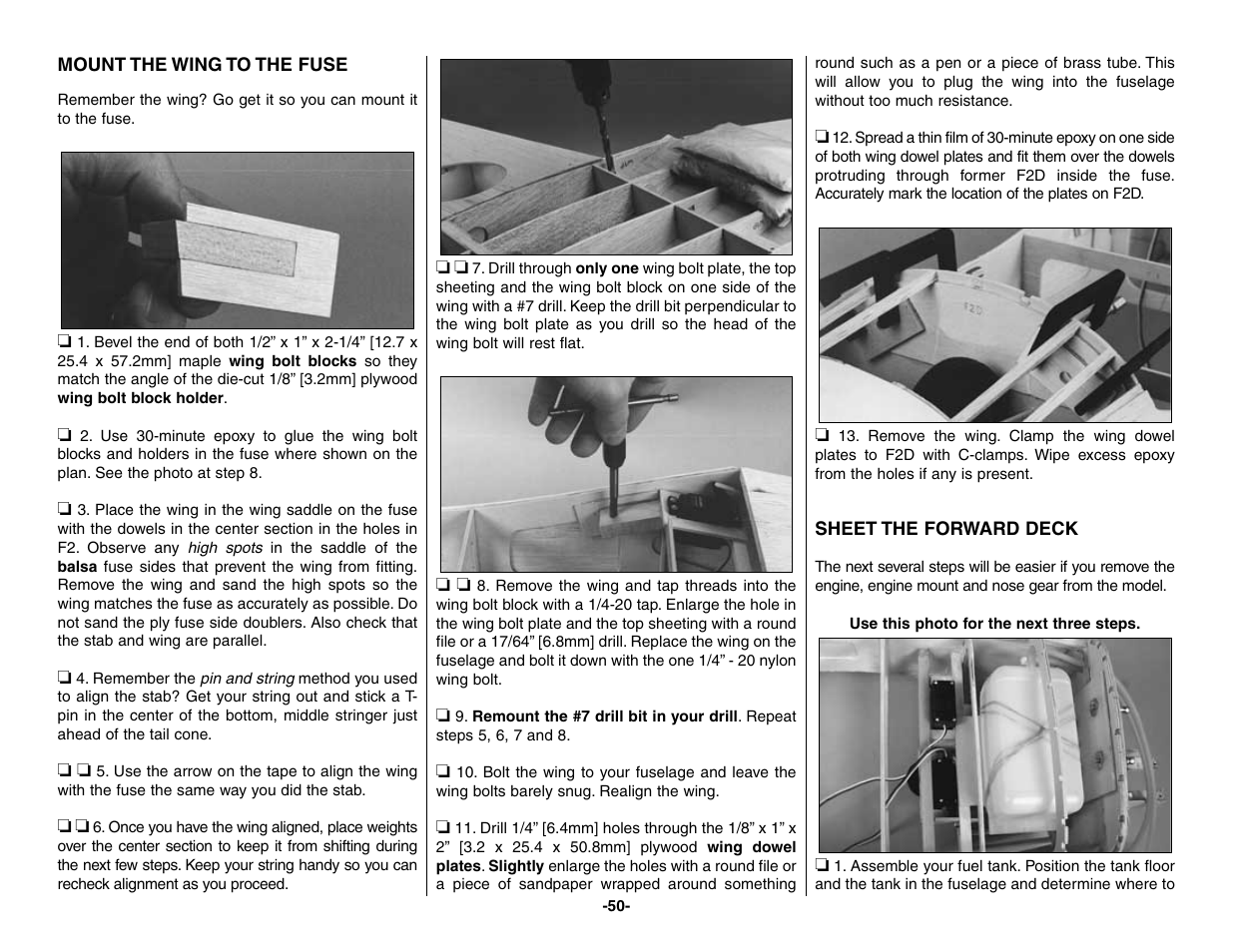 Top Flite TOPA0160 User Manual | Page 50 / 66