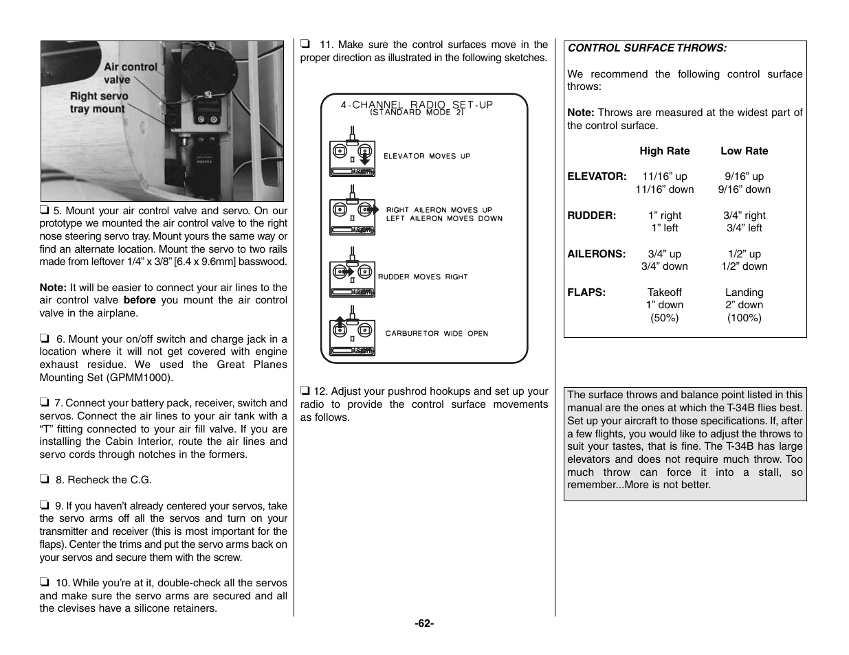 Top Flite TOPA0160 User Manual | Page 62 / 66