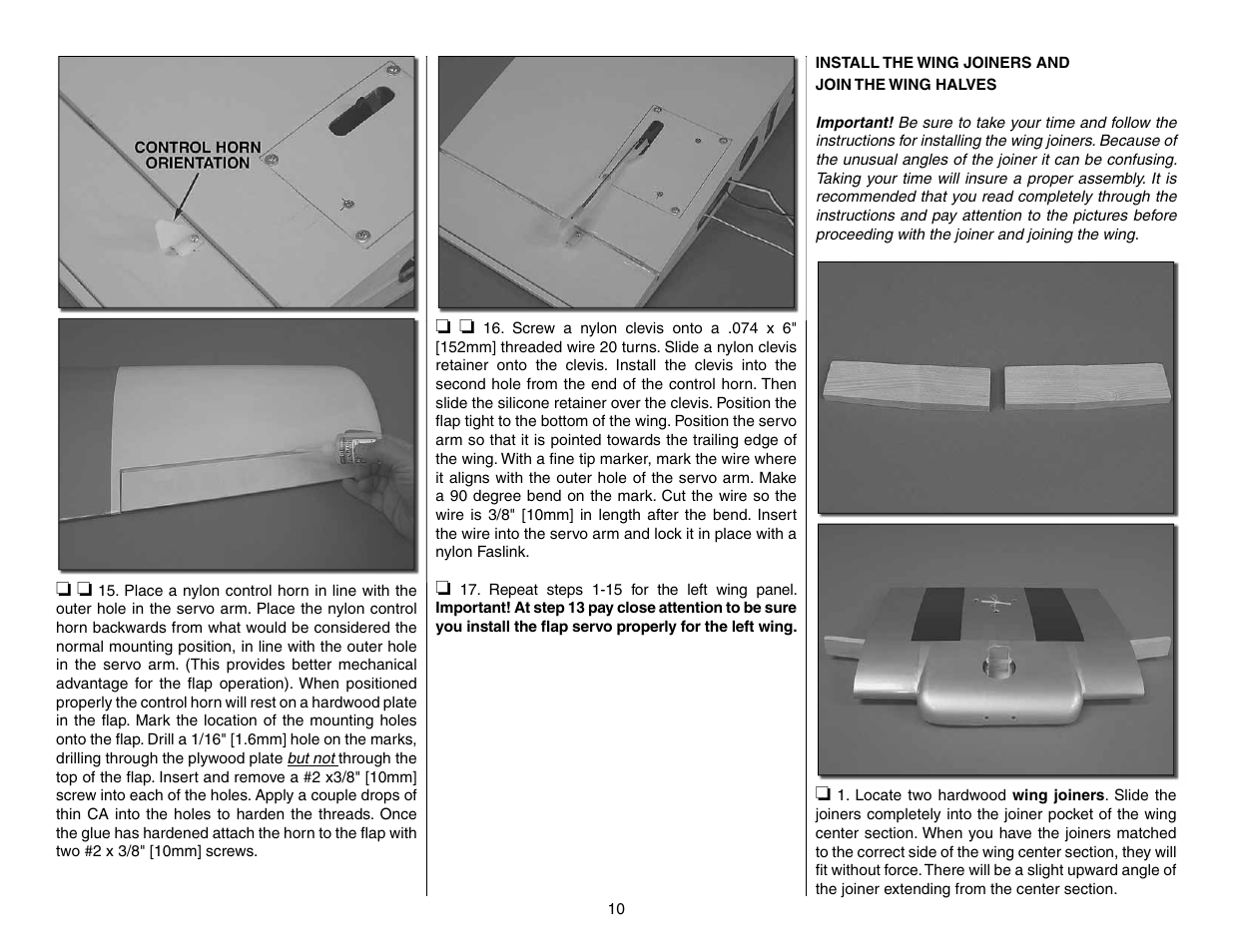 Top Flite TOPA0965 User Manual | Page 10 / 32