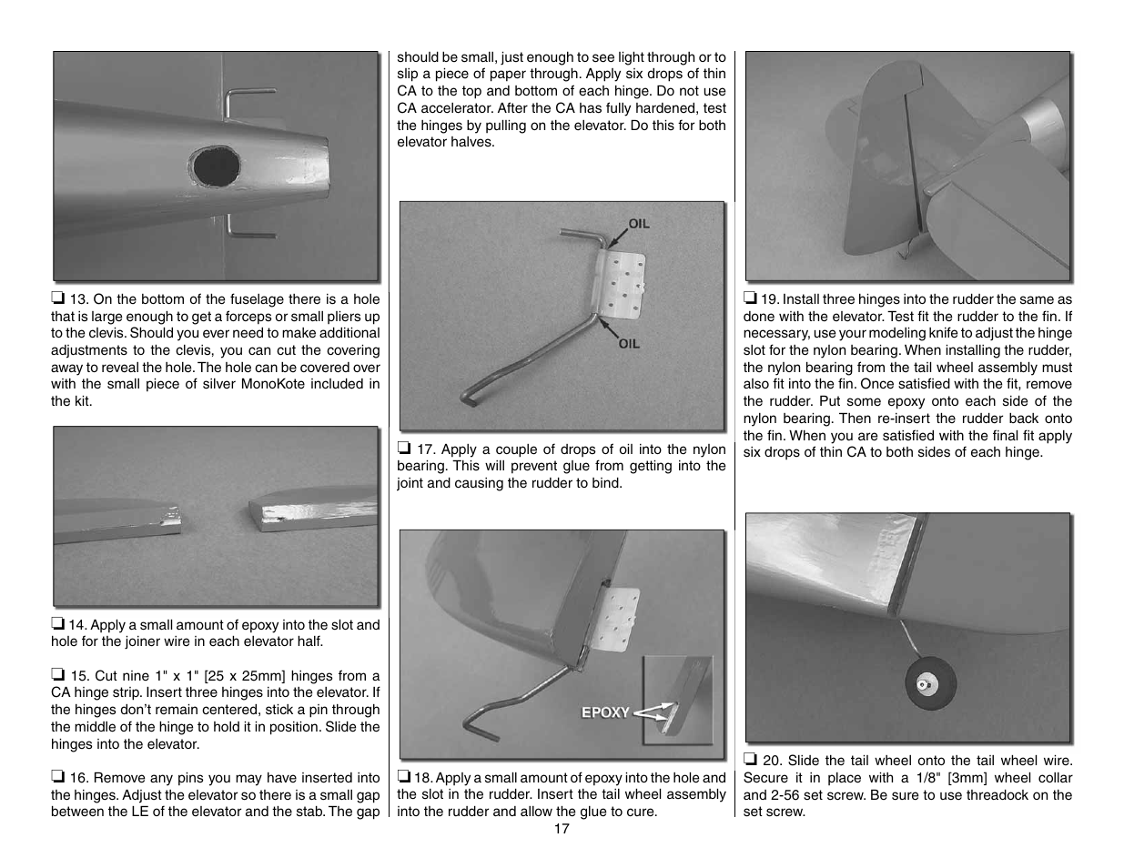 Top Flite TOPA0965 User Manual | Page 17 / 32
