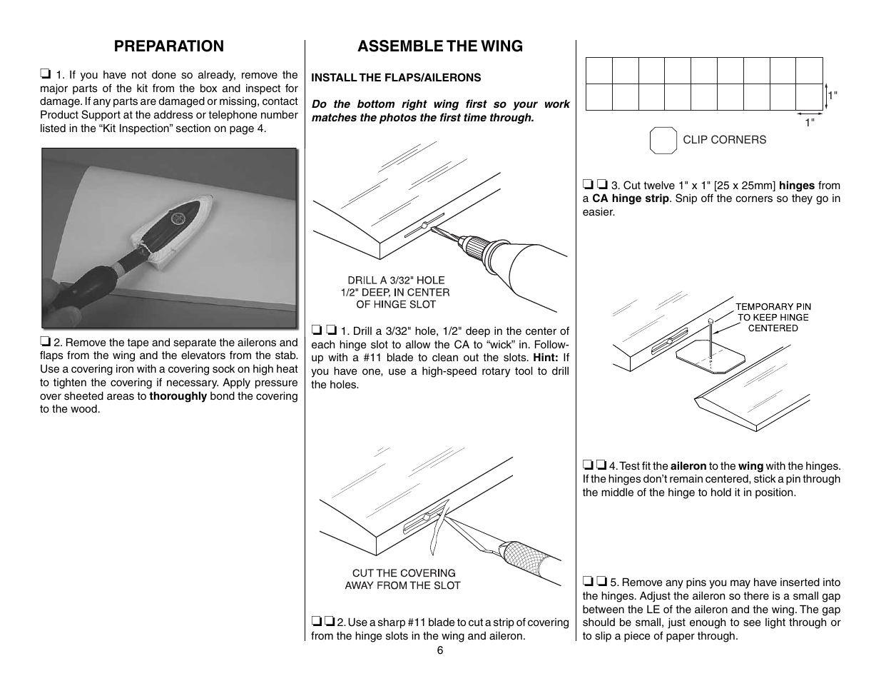 Top Flite TOPA0965 User Manual | Page 6 / 32