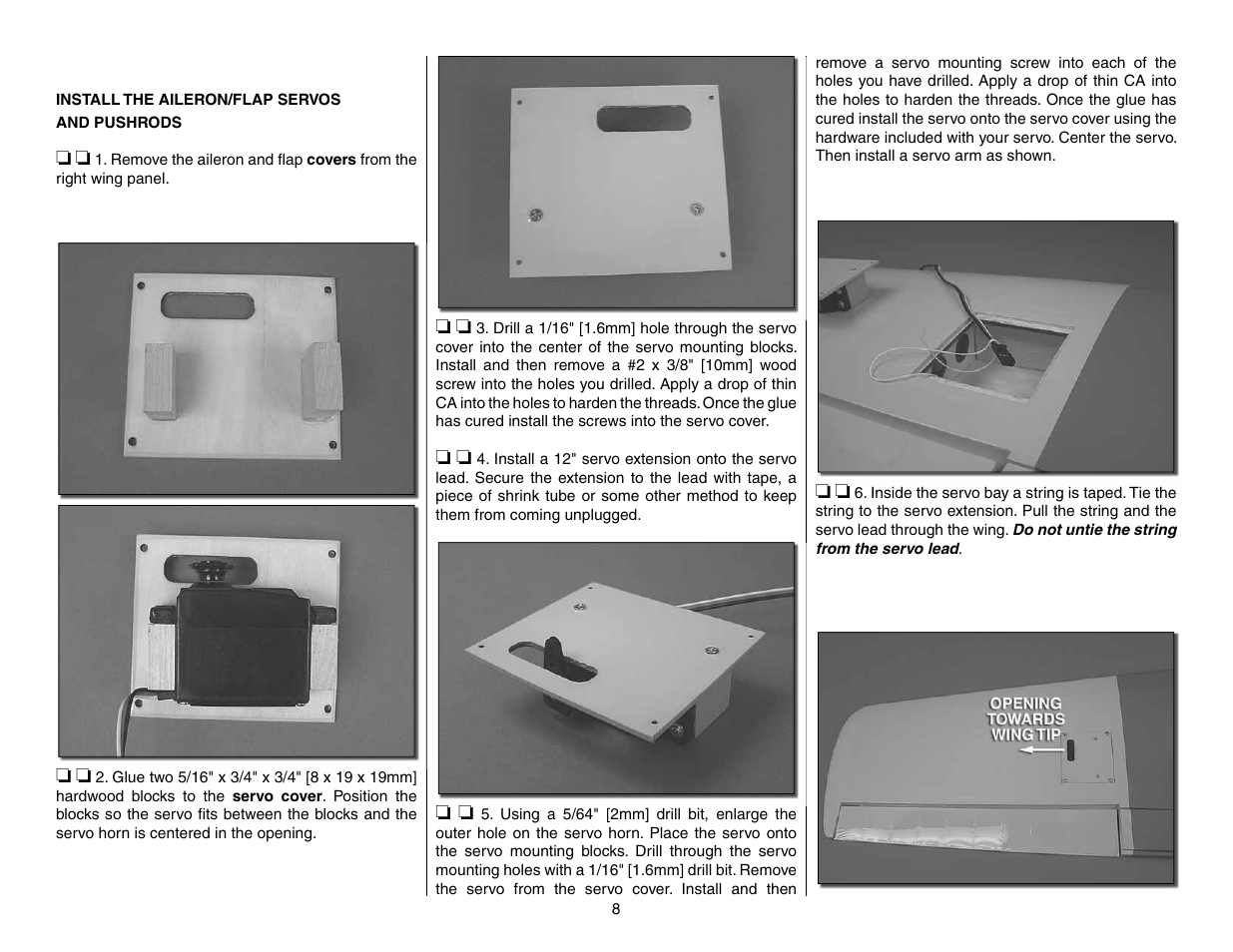 Top Flite TOPA0965 User Manual | Page 8 / 32