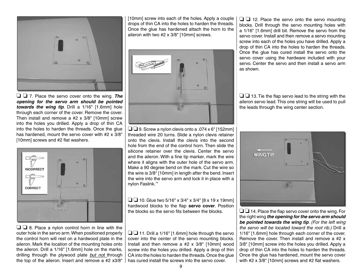 Top Flite TOPA0965 User Manual | Page 9 / 32