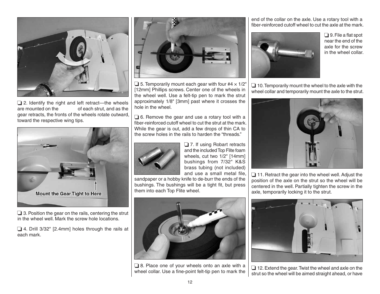 Top Flite TOPA0951 User Manual | Page 12 / 36