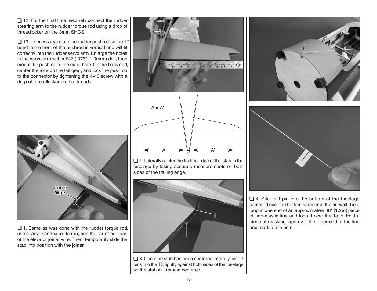 Top Flite TOPA0951 User Manual | Page 16 / 36