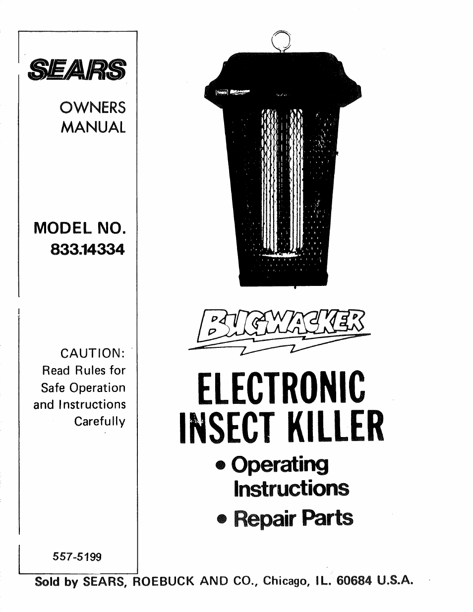 Craftsman 833.14334 User Manual | 6 pages