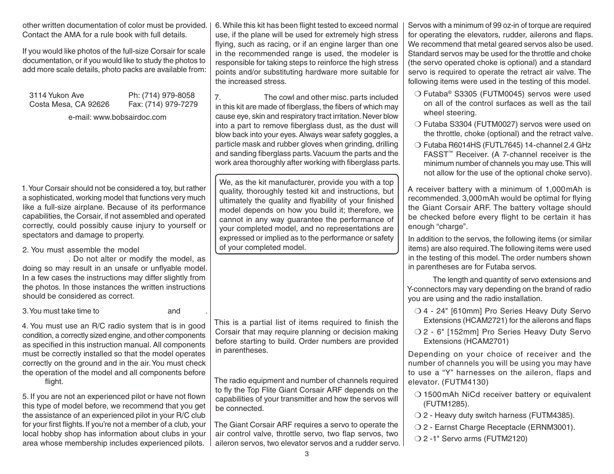 Important safety precautions, Decisions you must make | Top Flite TOPA0704 User Manual | Page 3 / 48