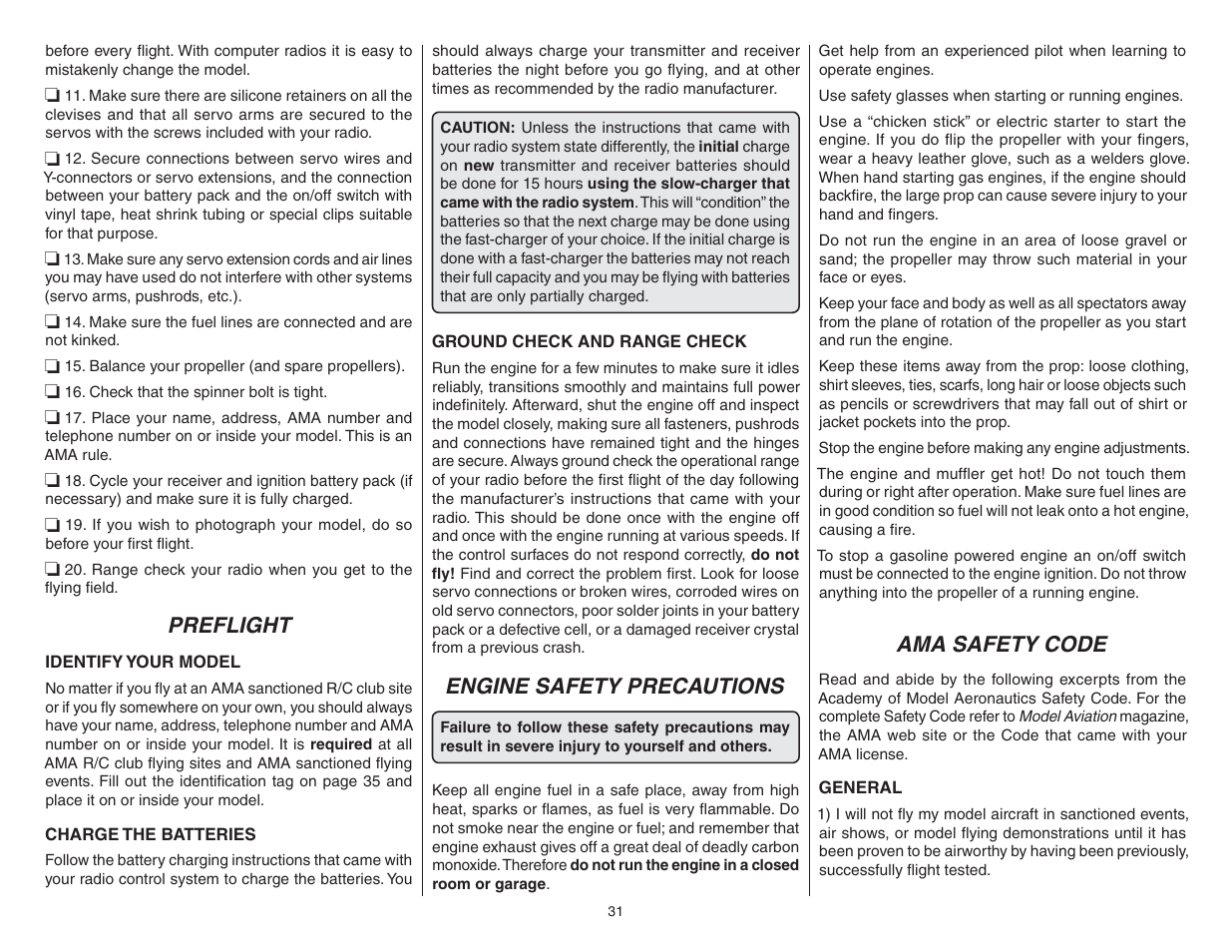 Top Flite TOPA0706 User Manual | Page 31 / 36