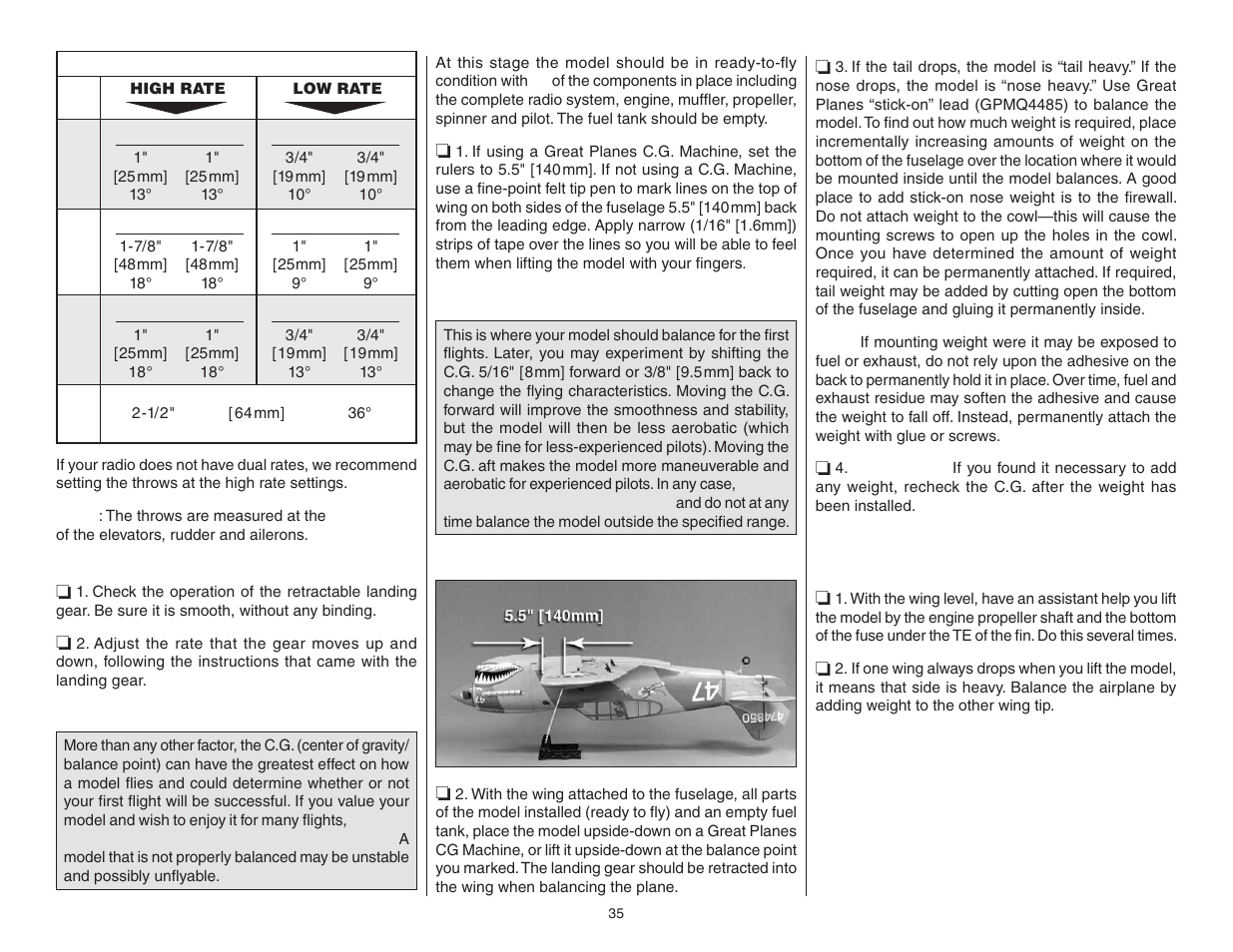 Top Flite TOPA0705 User Manual | Page 35 / 40