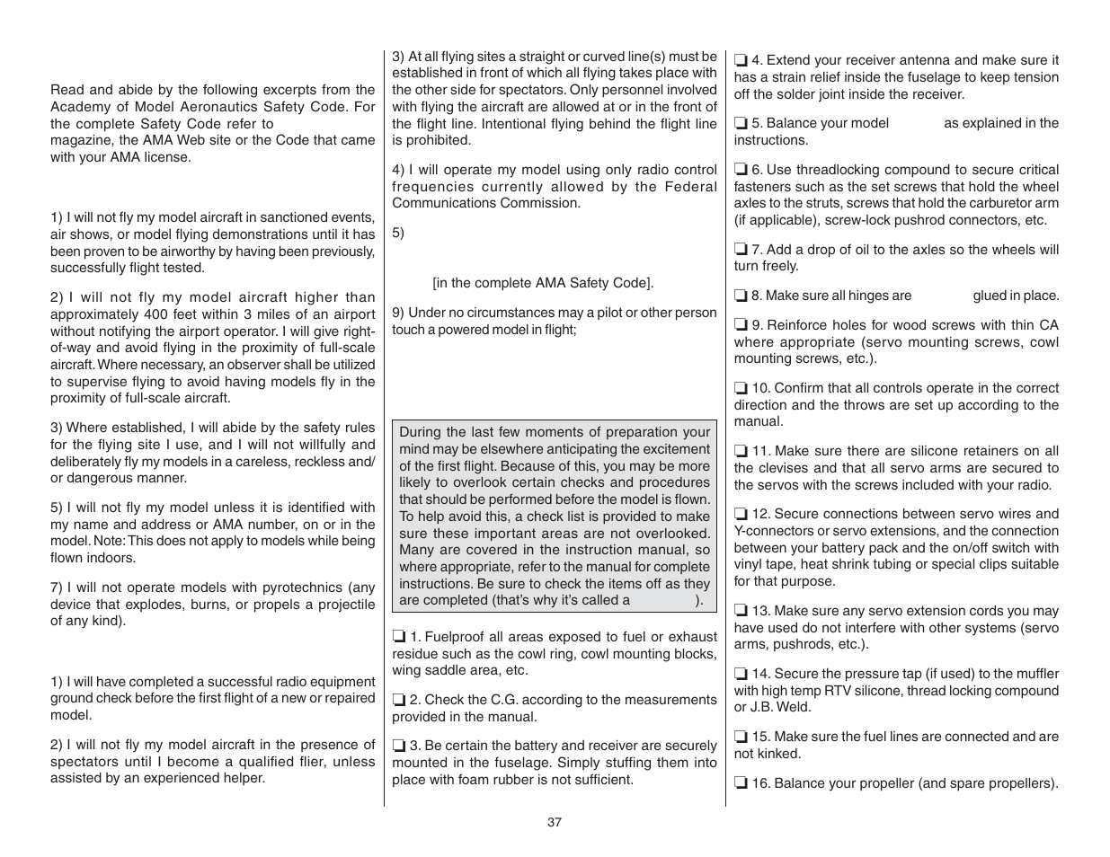 Top Flite TOPA0705 User Manual | Page 37 / 40