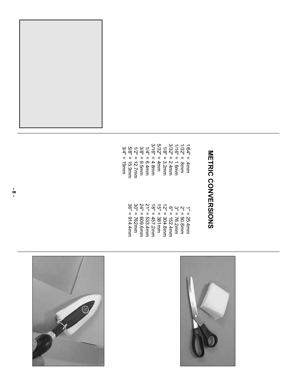 Assemble the wings, Metric conversions | Top Flite TOPA0700 User Manual | Page 8 / 48