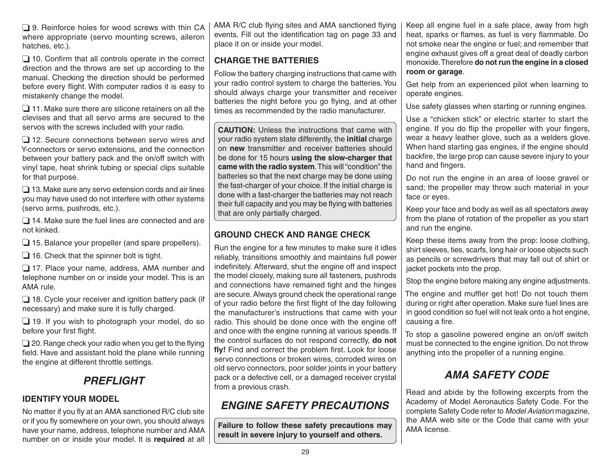 Top Flite TOPA0708 User Manual | Page 29 / 36