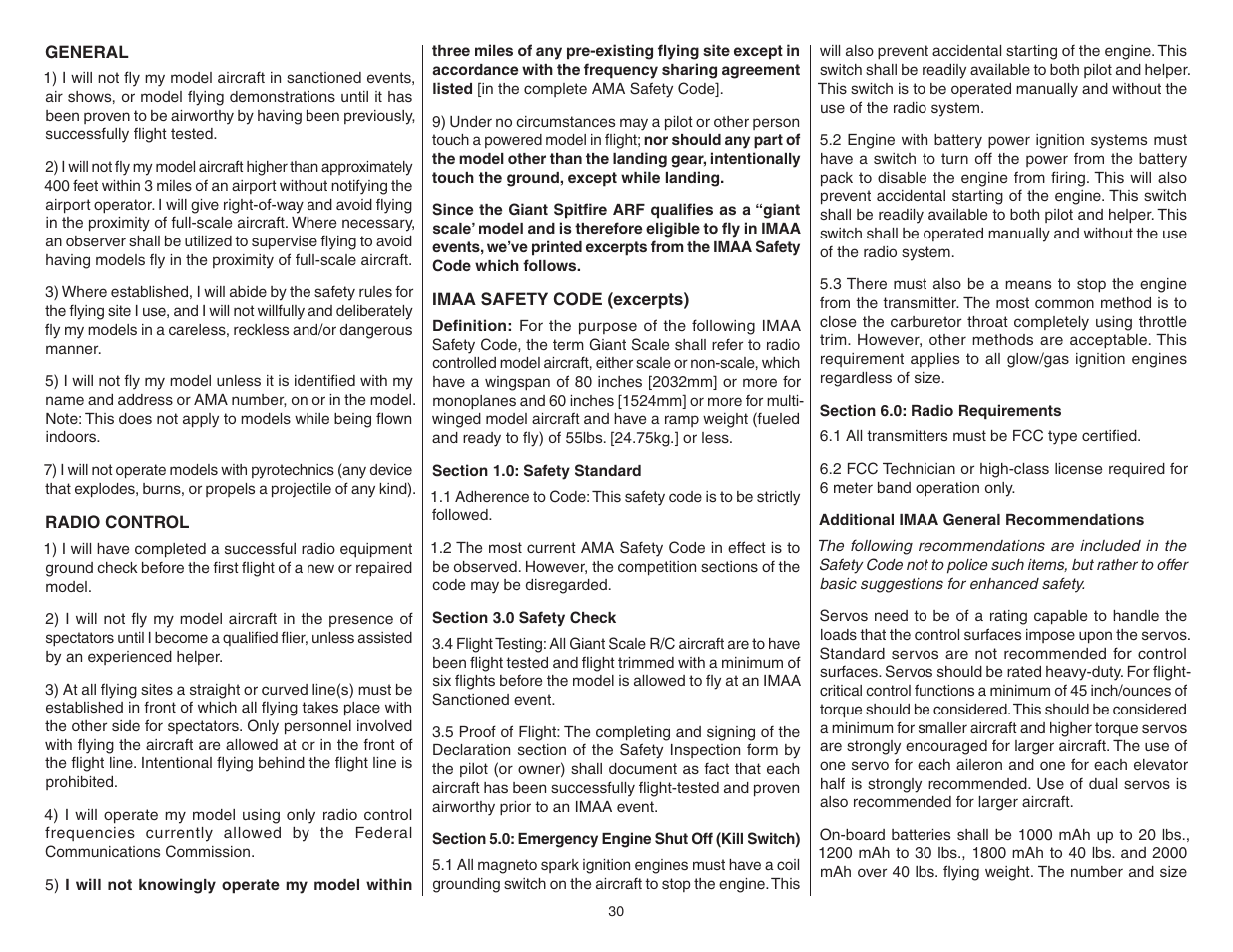Top Flite TOPA0708 User Manual | Page 30 / 36