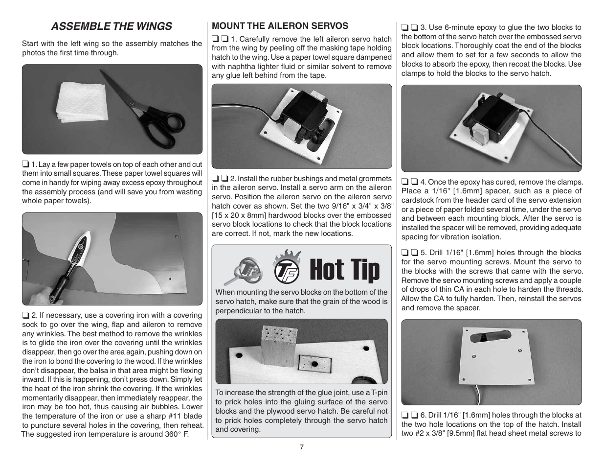 Top Flite TOPA0708 User Manual | Page 7 / 36