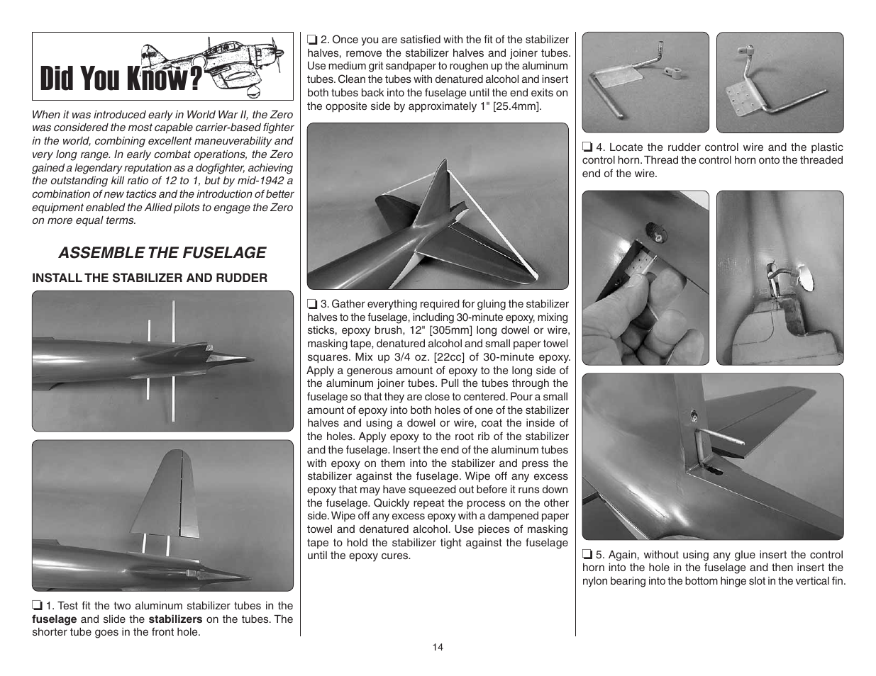 Did you know | Top Flite TOPA0712 User Manual | Page 14 / 40