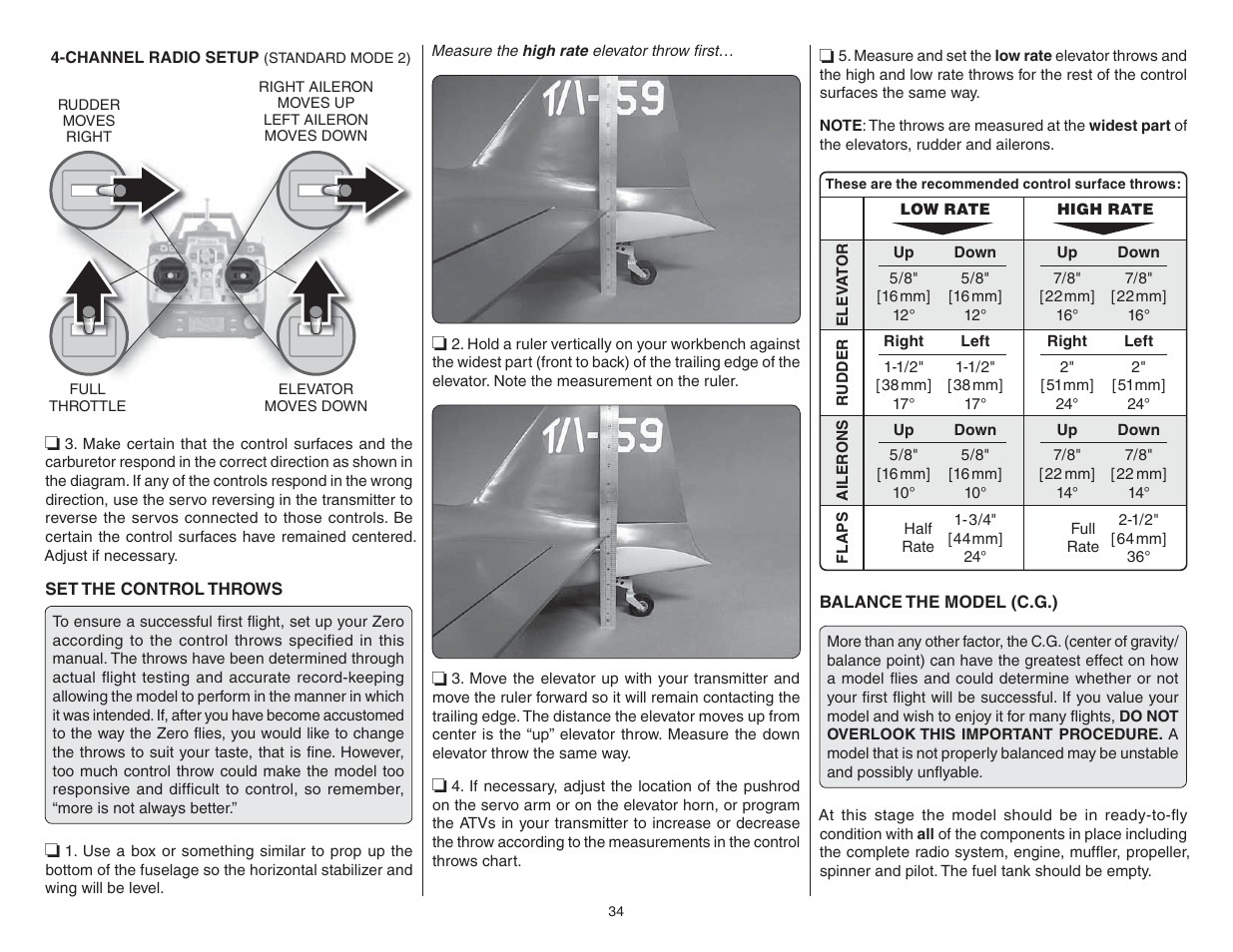 Top Flite TOPA0712 User Manual | Page 34 / 40