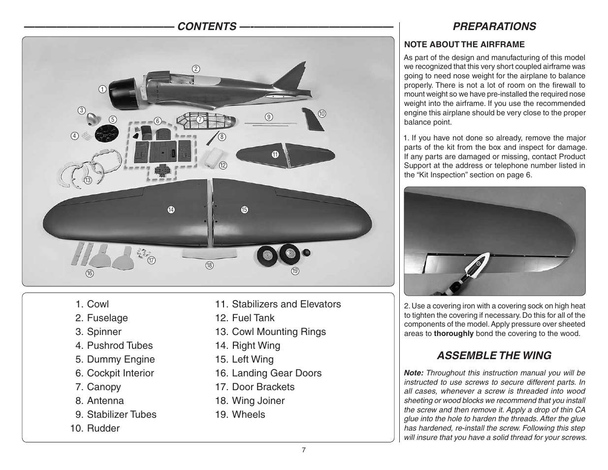 Top Flite TOPA0712 User Manual | Page 7 / 40