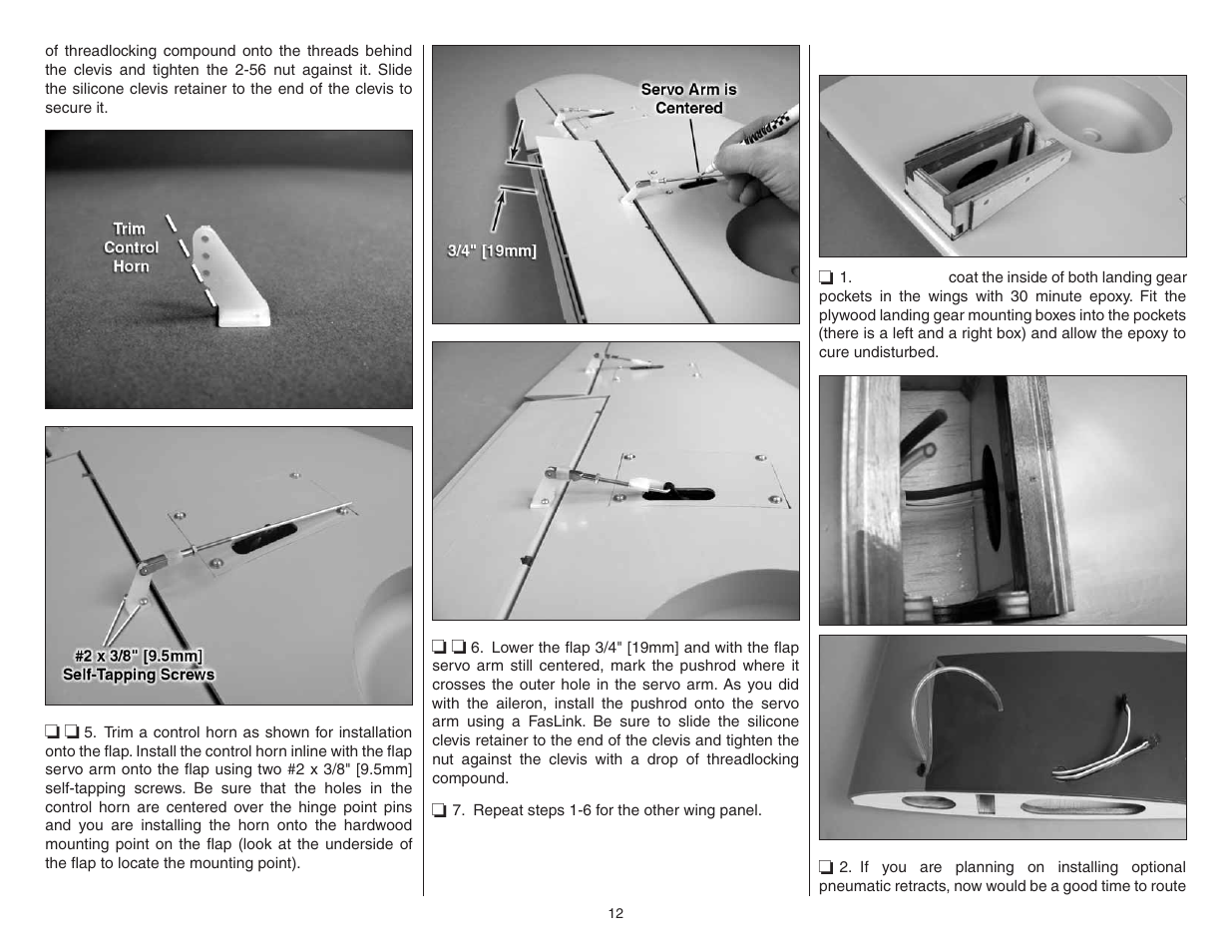 Top Flite TOPA0970 User Manual | Page 12 / 32