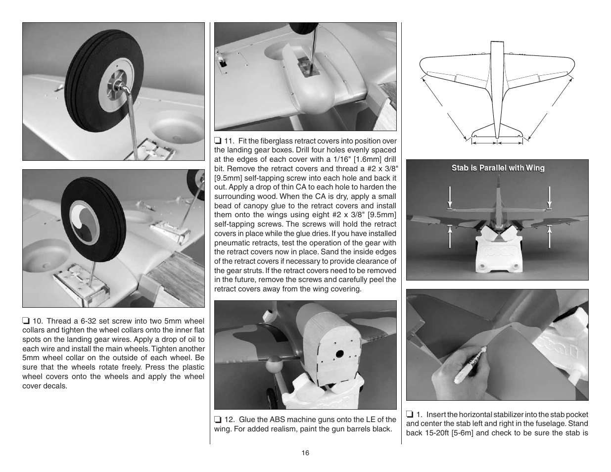 Top Flite TOPA0970 User Manual | Page 16 / 32