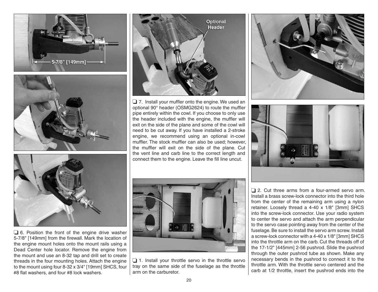 Top Flite TOPA0970 User Manual | Page 20 / 32