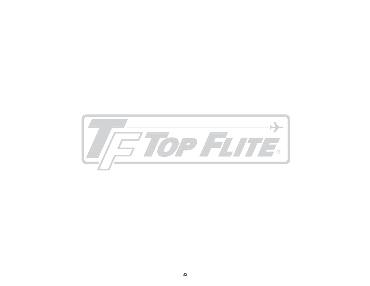 Top Flite TOPA0970 User Manual | Page 32 / 32