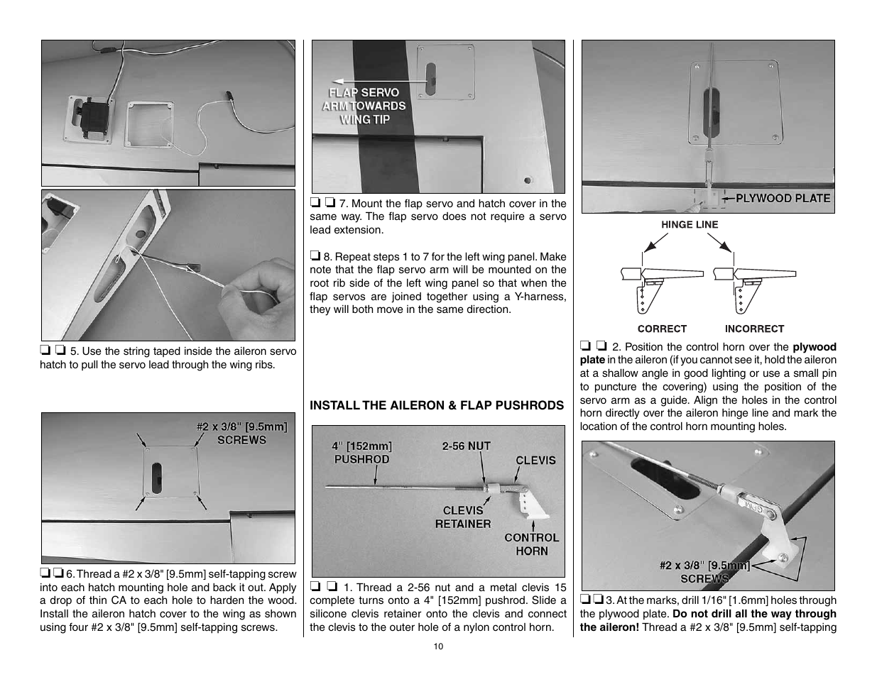 Top Flite TOPA0950 User Manual | Page 10 / 32