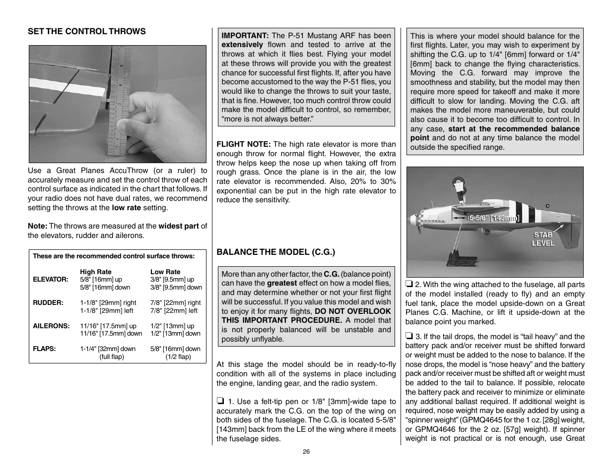 Top Flite TOPA0950 User Manual | Page 26 / 32