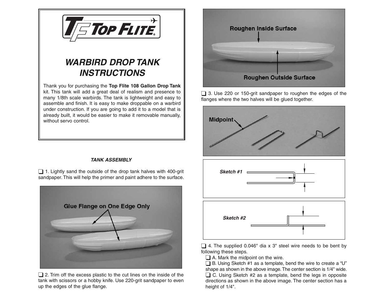 Top Flite TOPQ7899 User Manual | 3 pages