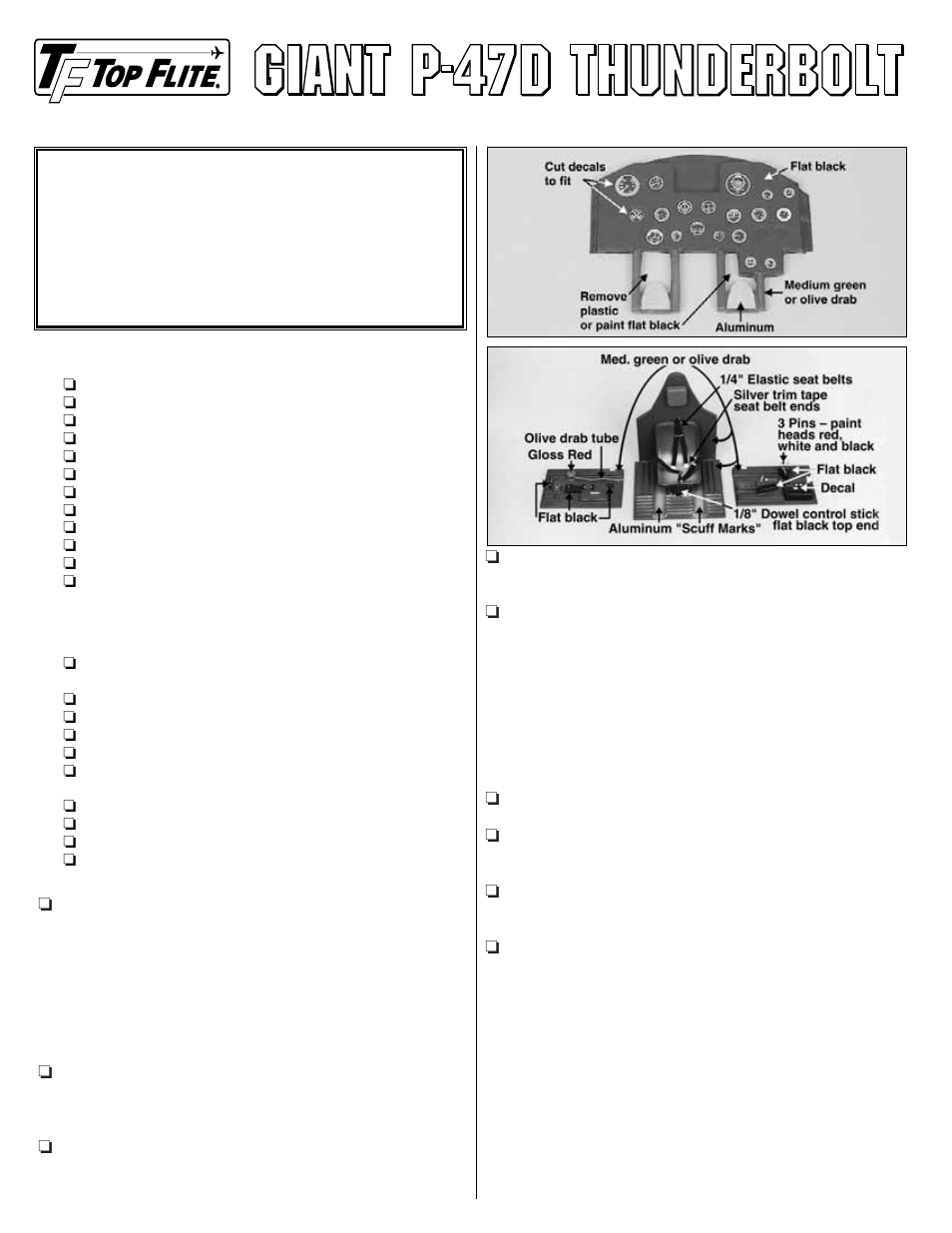 Top Flite TOPQ8410 User Manual | 1 page