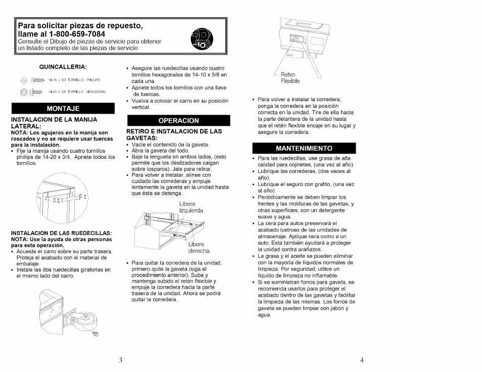 Maintenance | Craftsman F1294 User Manual | Page 4 / 8