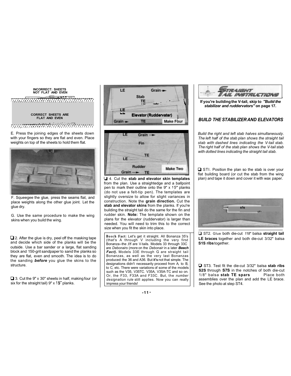 Build the stabilizer and elevators | Top Flite TOPA0305 Part 1 User Manual | Page 12 / 37