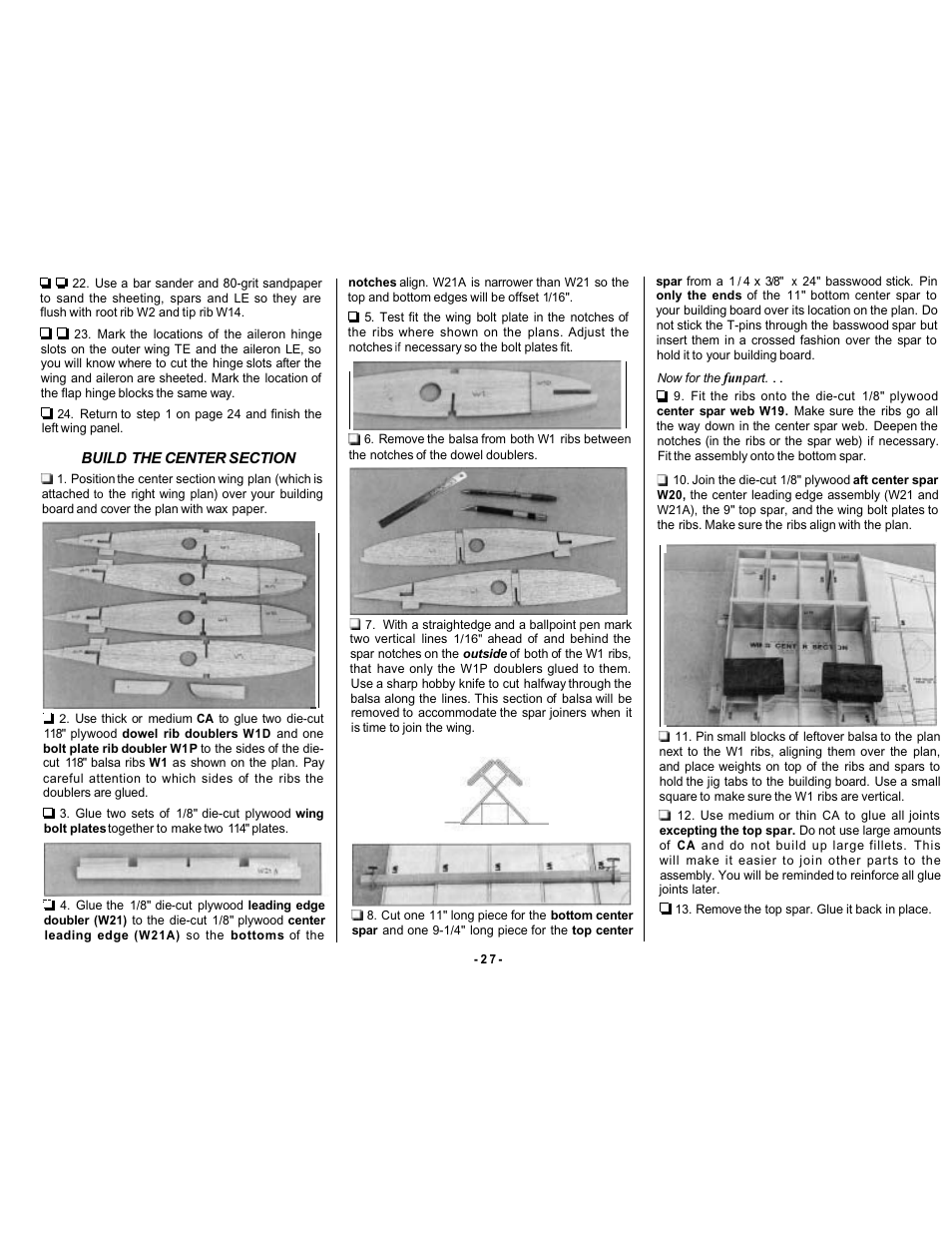 Top Flite TOPA0305 Part 1 User Manual | Page 28 / 37