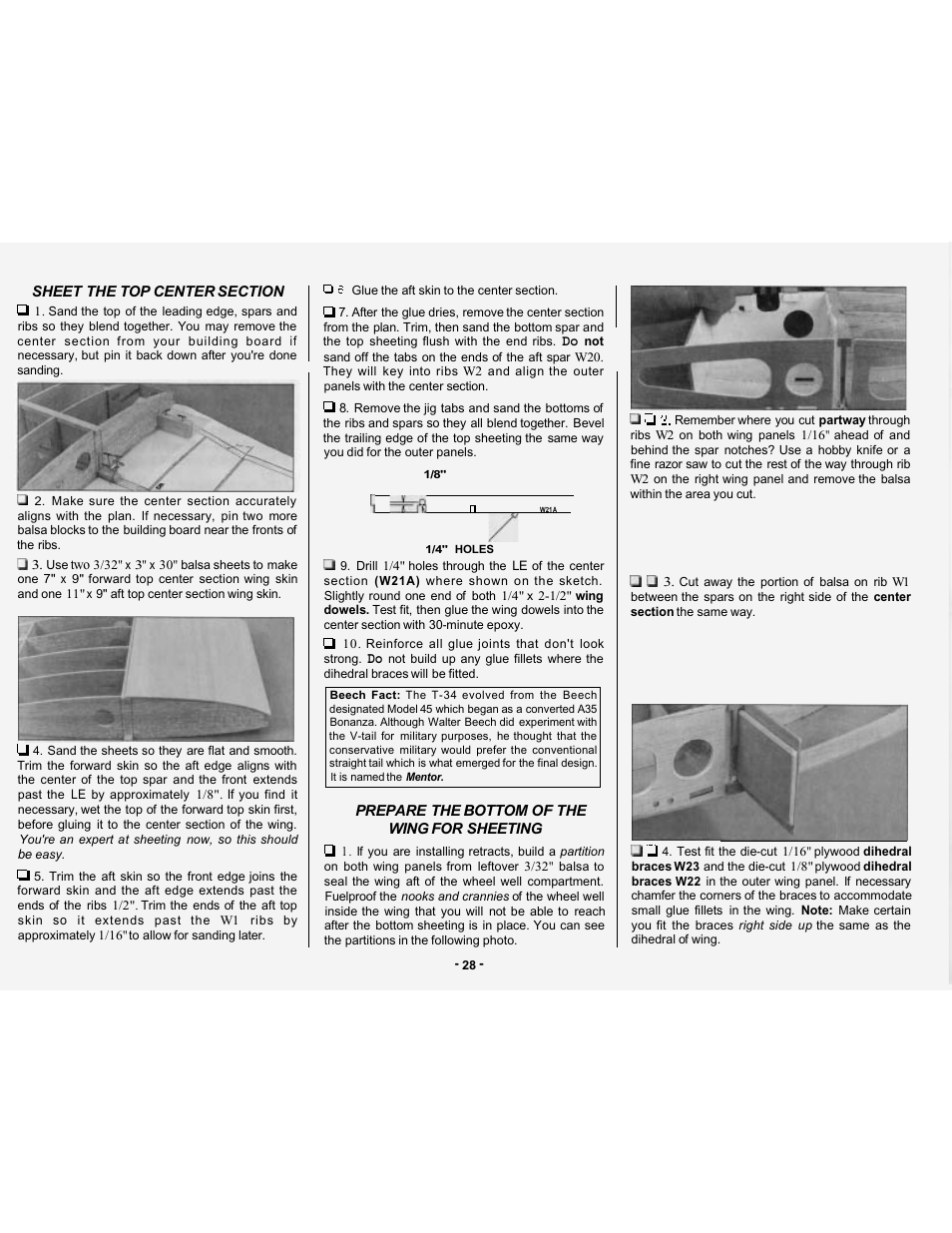 Top Flite TOPA0305 Part 1 User Manual | Page 29 / 37