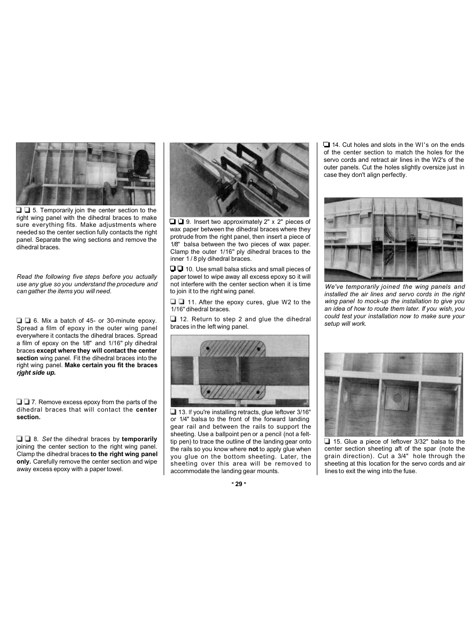 Top Flite TOPA0305 Part 1 User Manual | Page 30 / 37