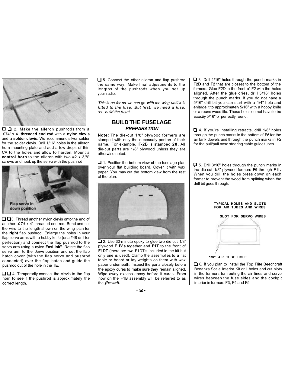 Build the fuselage | Top Flite TOPA0305 Part 1 User Manual | Page 37 / 37