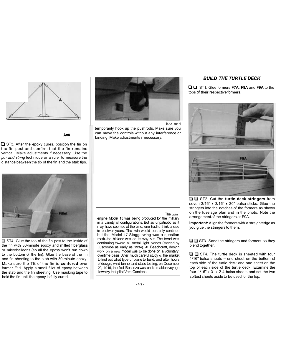 Deck | Top Flite TOPA0305 Part 2 User Manual | Page 11 / 36