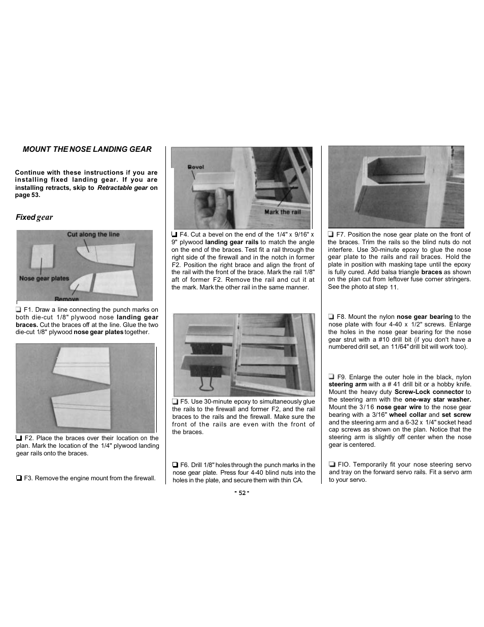 Gear | Top Flite TOPA0305 Part 2 User Manual | Page 16 / 36