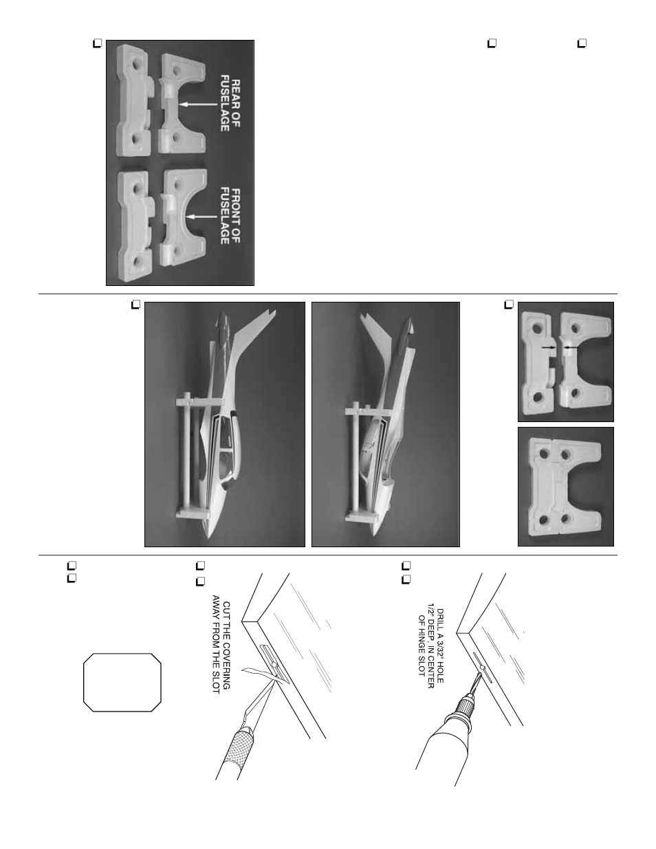 Prep ara tions, Assemble the fusela ge st and, Assemble the wing | Top Flite TOPA0910 User Manual | Page 7 / 36