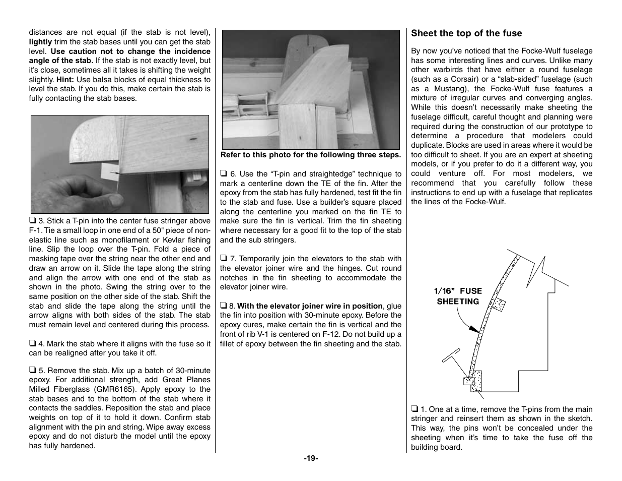 Top Flite TOPA0150 User Manual | Page 19 / 65