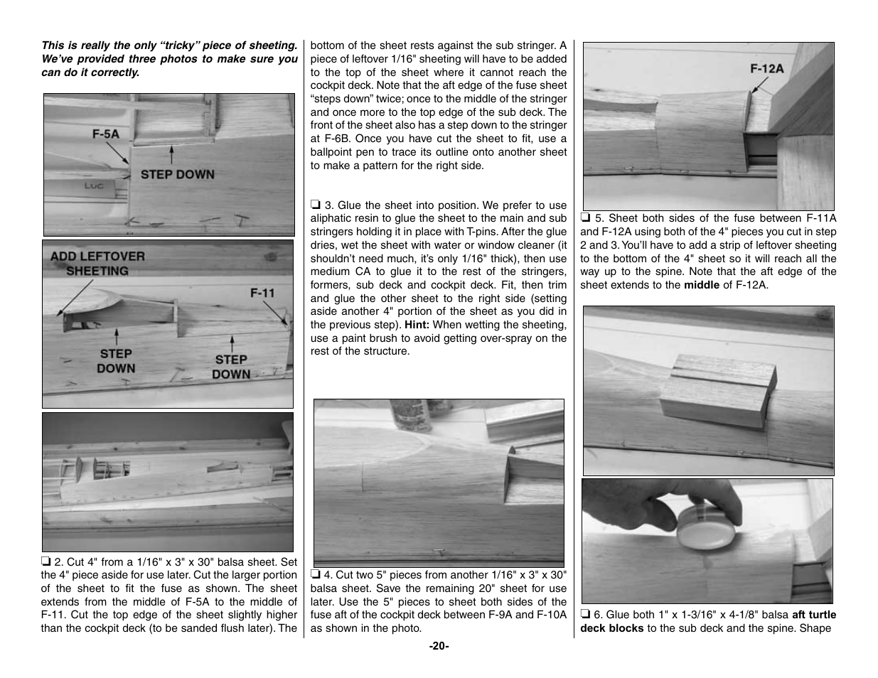 Top Flite TOPA0150 User Manual | Page 20 / 65