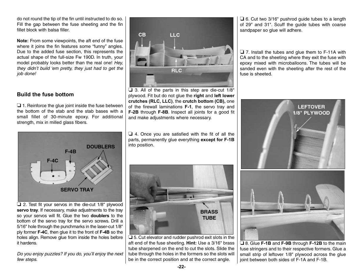 Top Flite TOPA0150 User Manual | Page 22 / 65