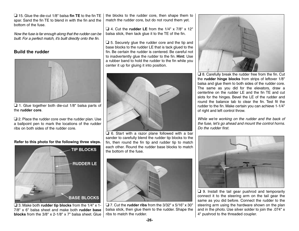 Top Flite TOPA0150 User Manual | Page 26 / 65