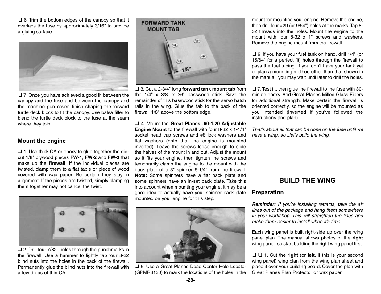 Top Flite TOPA0150 User Manual | Page 28 / 65