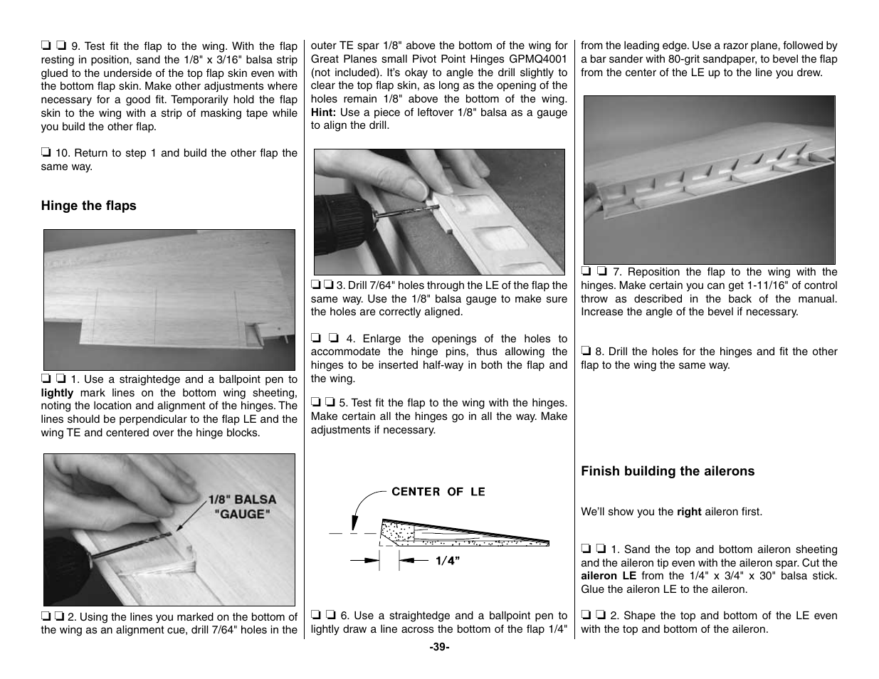 Top Flite TOPA0150 User Manual | Page 39 / 65