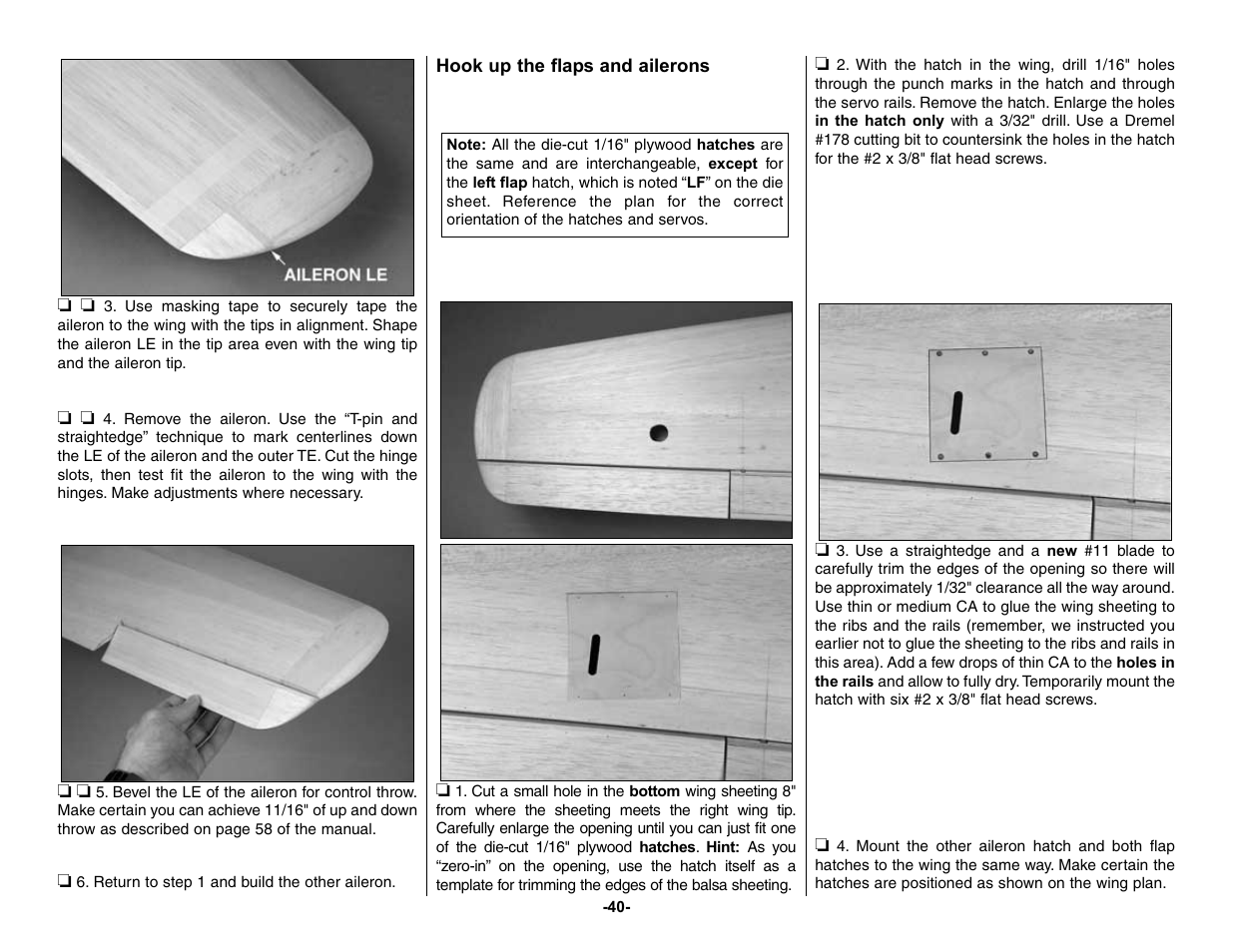 Top Flite TOPA0150 User Manual | Page 40 / 65